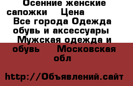 Осенние женские сапожки. › Цена ­ 2000.. - Все города Одежда, обувь и аксессуары » Мужская одежда и обувь   . Московская обл.